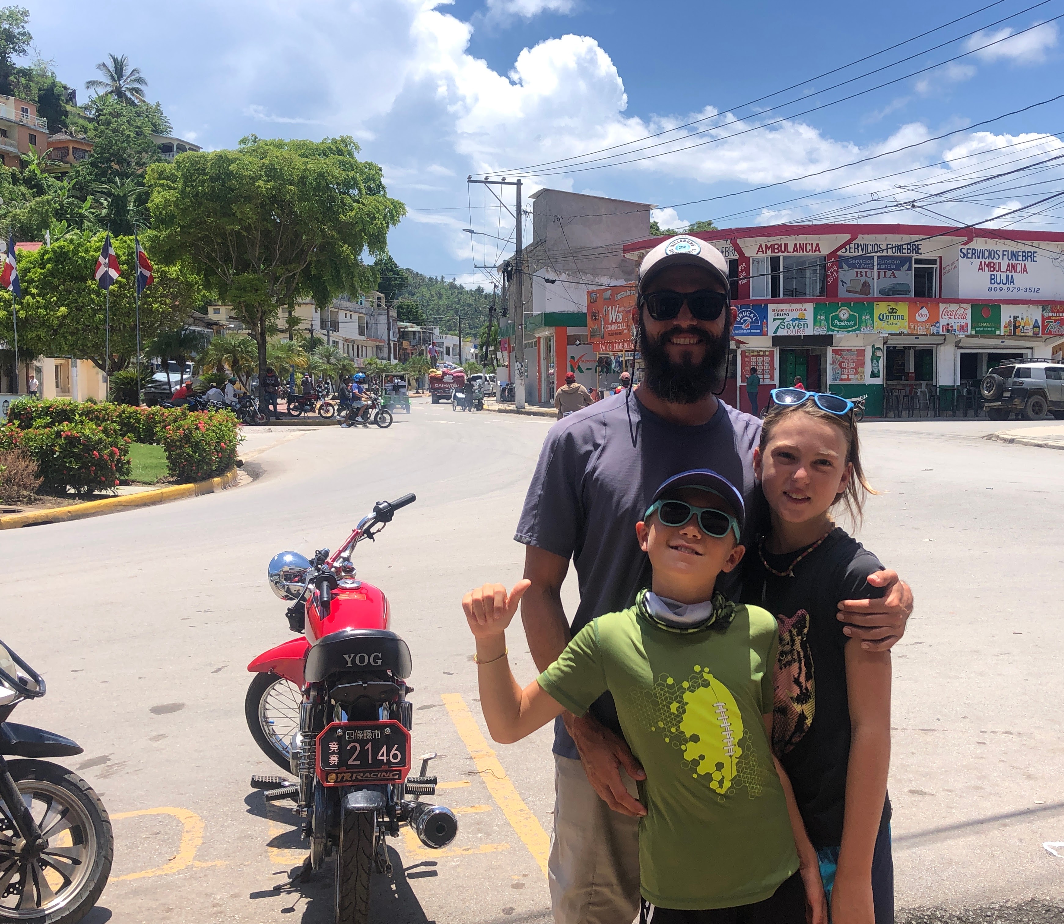 The boys in downtown Samana