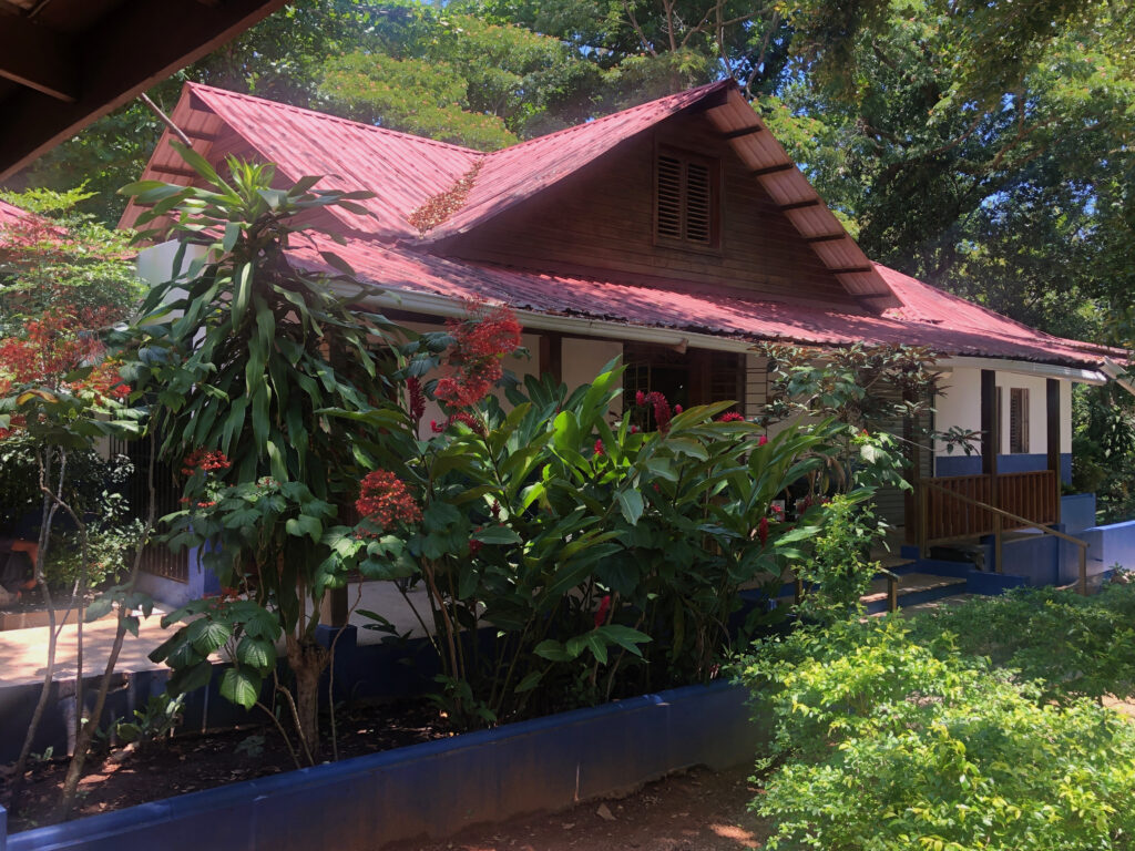 Outside picture of the whale museum in Samana