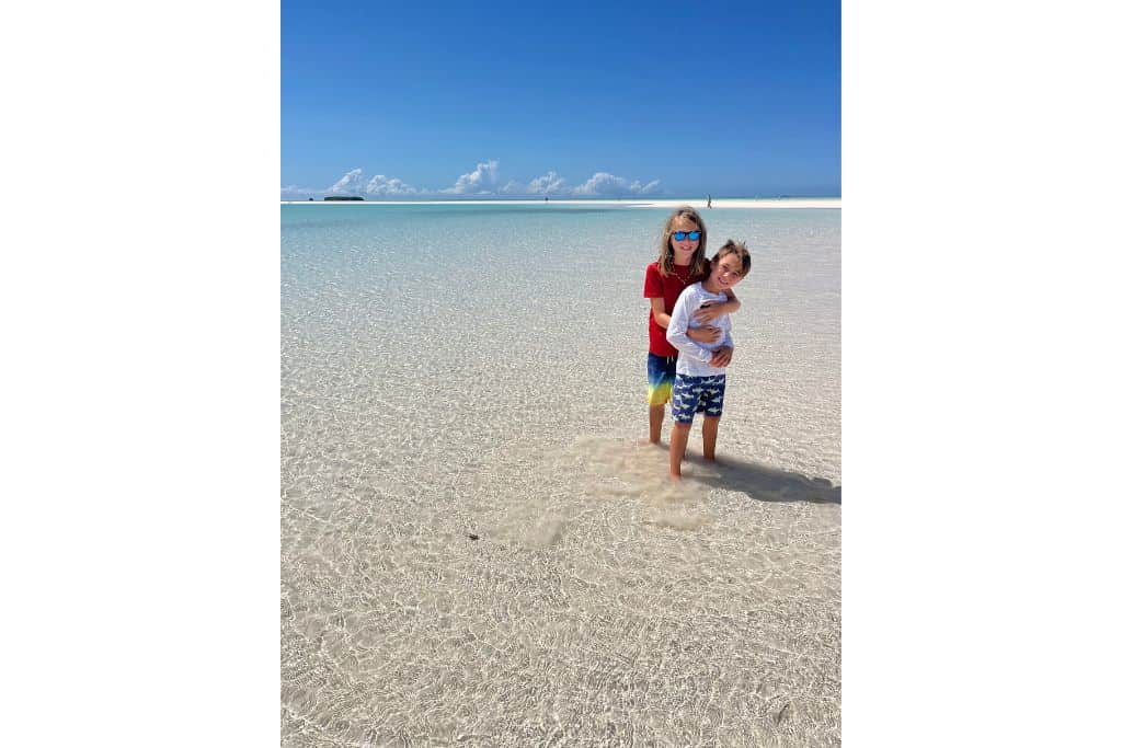 Boys at Spanish Wells Beach